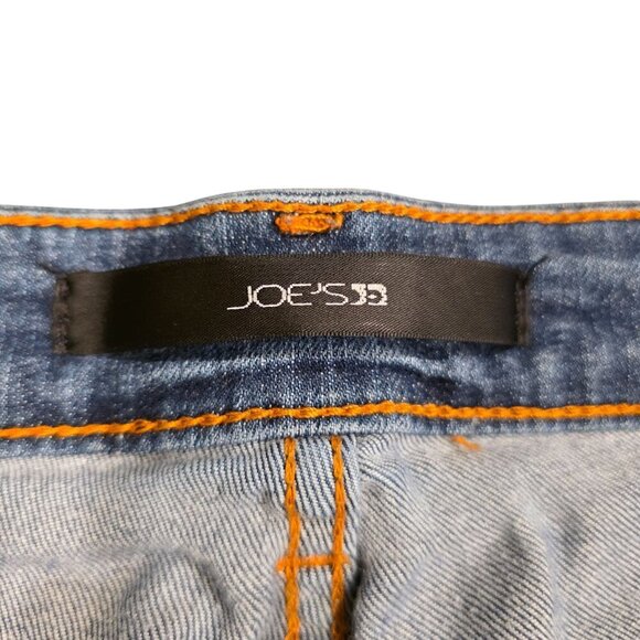 Joe's Jeans The Straight Leg Crop Cuffed Jeans Medium Leslie Wash 31 - Picture 6 of 16